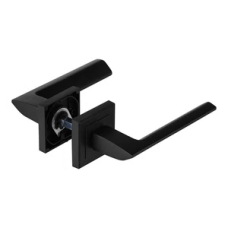 Ручка дверная Corsa Deco Camellia квадратная розетка черная